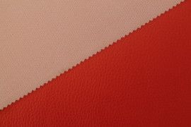 Tissu Simili Cuir Rouge -Au Metre