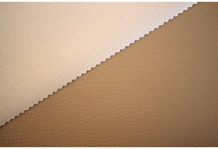 Tissu Simili Cuir Sable -Au Mètre