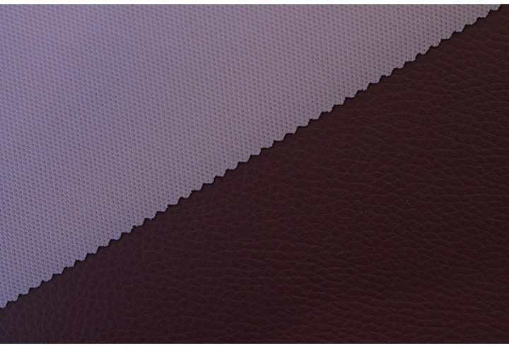 Tissu Simili Cuir Prune -Au Mètre