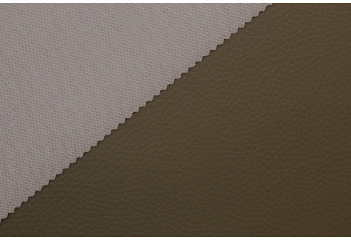 Tissu Simili Cuir Kaki -Au Mètre