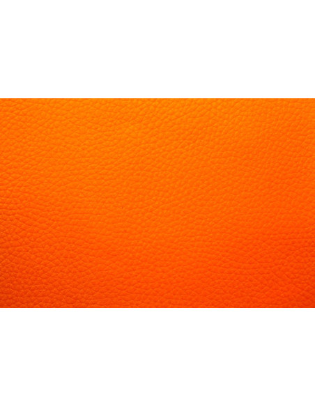 Tissu Simili Cuir Orange -Au Mètre