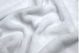 Tissu Micropolaire Doudou Uni Blanc -Coupon de 3 mètres