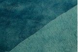 Tissu Micropolaire Doudou Uni Bleu Canard -Coupon de 3 mètres