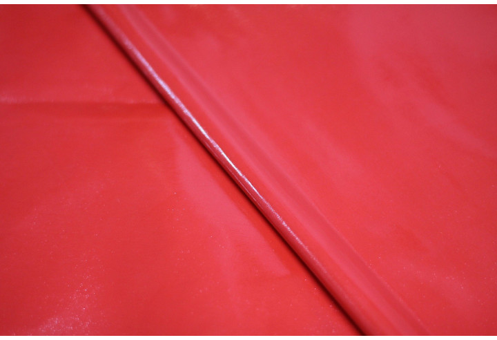 Tissu Vinyl Uni Rouge -Au Metre