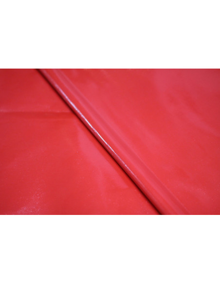 Tissu Vinyl Uni Rouge -Au Metre