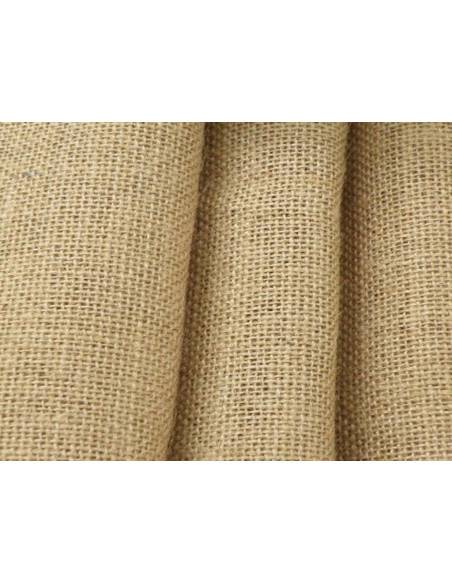 Tissu Toile de Jute Naturelle -Au Mètre
