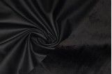 Tissu Simili Cuir Noir envers Velours -Coupon de 3 mètres