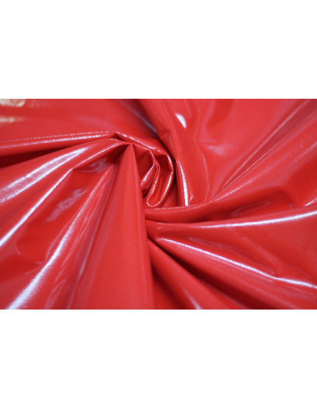 Tissu Vinyl Uni Rouge -Au Metre