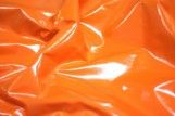 Tissu Vinyl Uni Orange -Au Metre