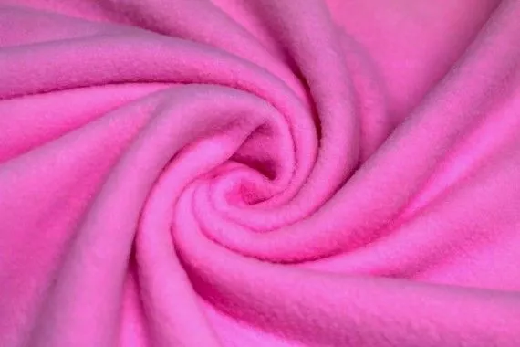 Tissu Polaire Rose Bonbon -Au Mètre
