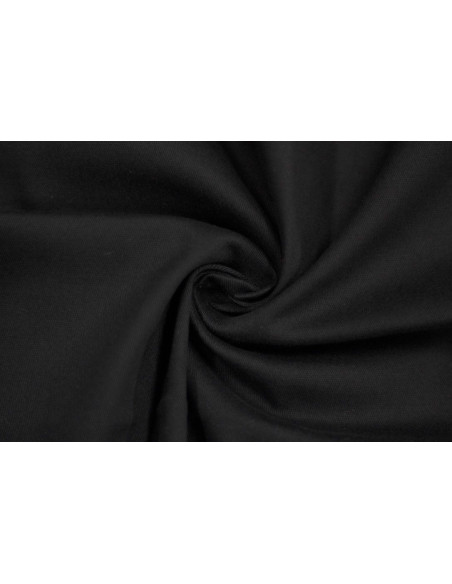 Tissu Gabardine Épaisse Noir -Au Mètre