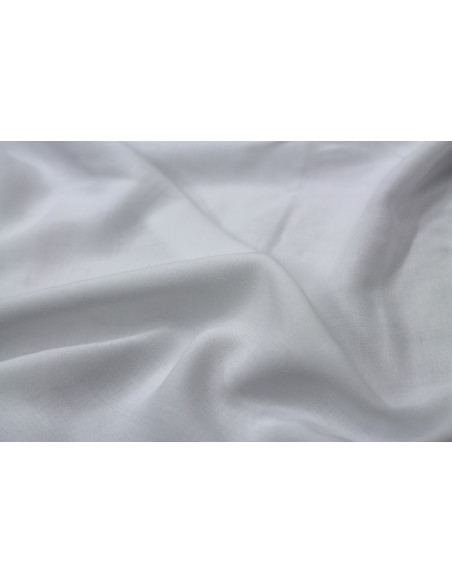 Tissu Viscose Unie Blanc -Au Metre