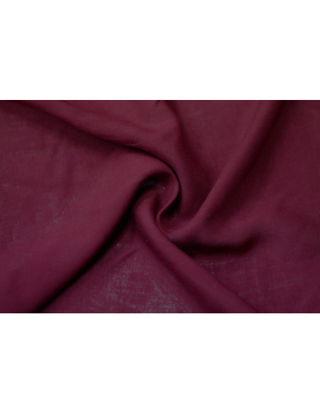 Tissu Viscose Unie Bordeaux -Au Metre