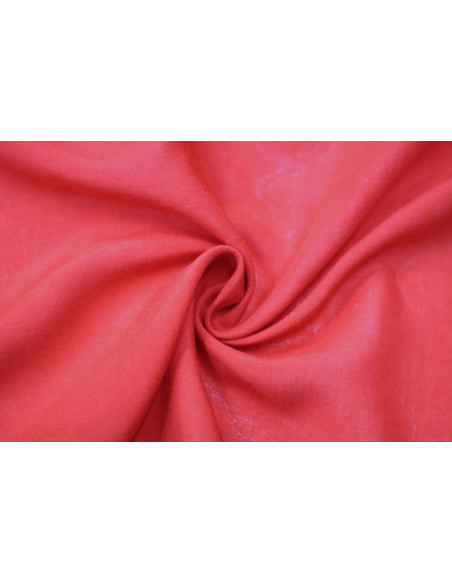 Tissu Viscose Unie Rouge -Au Metre