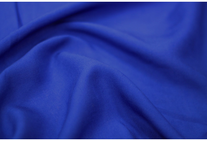 Tissu Viscose Unie Bleu roi -Au Metre