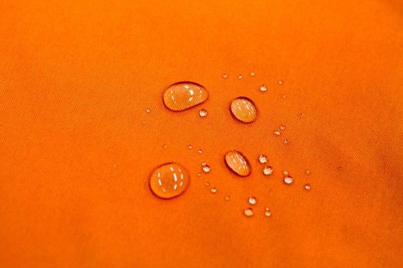 Tissu Toile Imperméable Légère Orange -Au Mètre