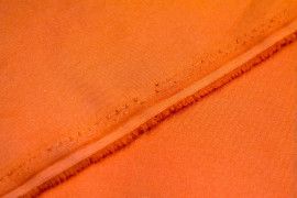 Tissu Toile Imperméable Légère Orange -Au Mètre