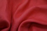 Tissu Lin Uni Rouge 100% Coupon de 3 metres