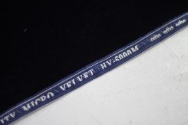 Tissu Velours Velvet Uni Marine -Au Mètre