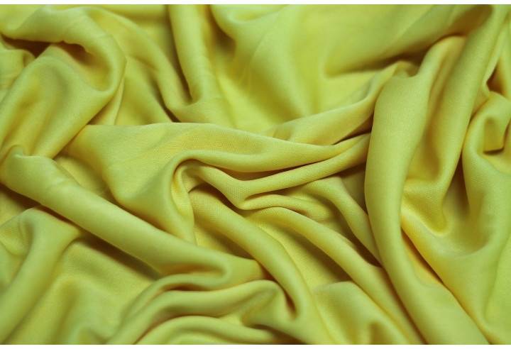 Tissu Banlon Jaune -Au Mètre