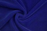 Tissu Velours Velvet Uni Bleu roi -Coupon de 3 mètres