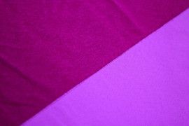 Tissu Velours Velvet Uni Fuchsia -Coupon de 3 mètres
