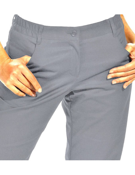 Tissu Bi-Stretch Gris Clair -Au Mètre