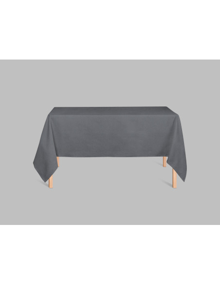 Tissu Burlington infroissable Uni Gris Foncé -Au Mètre