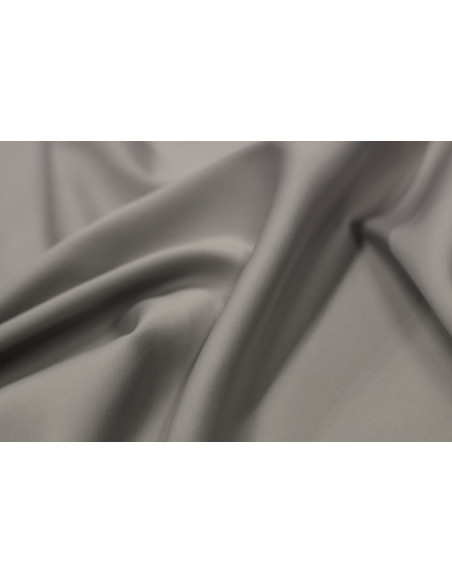 Tissu Satin Touche Soie Gris -Au Metre