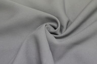 Tissu Burlington infroissable Uni Gris clair -Au Mètre