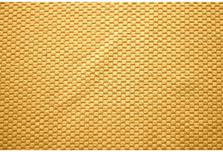 Tissu Nid d'abeille Safran -Au mètre