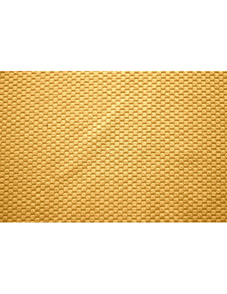 Tissu Nid d'abeille Safran -Au mètre