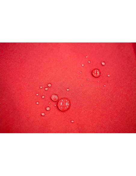 Tissu Toile Impermeable Legere Rouge -Au Metre