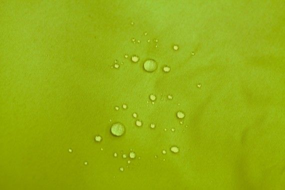 Tissu Toile Imperméable Légère Vert Anis -Au Mètre