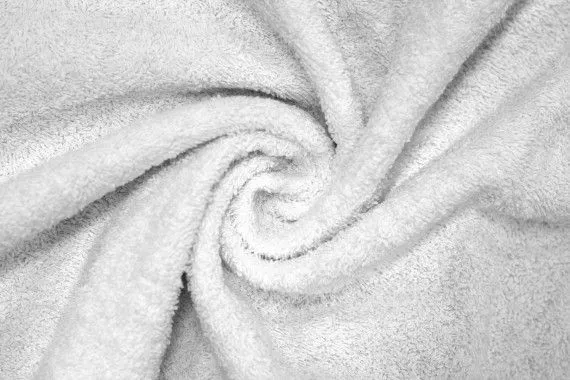 Tissu Éponge Bulky Blanc -Au Mètre