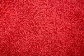Tissu Éponge Bulky Rouge -Au Mètre