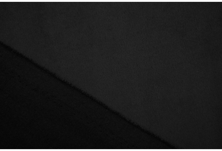 Tissu Néoprène Scuba Suédine Noir -Au Mètre