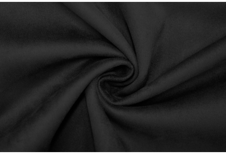 Tissu Néoprène Scuba Suédine Noir -Au Mètre