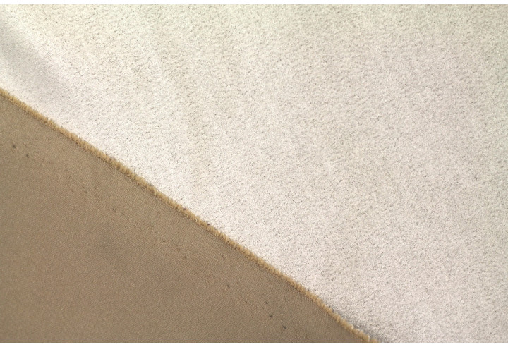 Tissu Néoprène Scuba Suédine Beige -Au Mètre