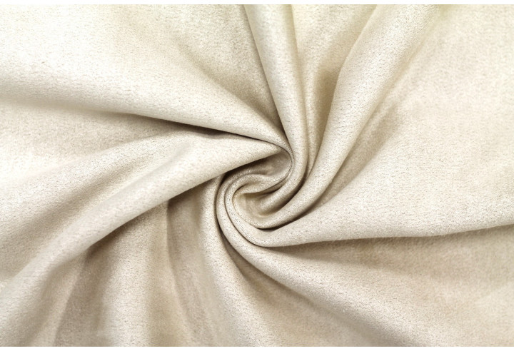 Tissu Néoprène Scuba Suédine Beige -Au Mètre