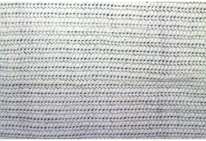 Tissu Maille Tricot Chenille Ecru -Au Mètre
