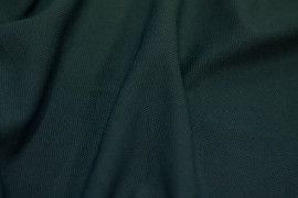 Tissu Maille Piquée Vert sapin -Coupon de 3 mètres