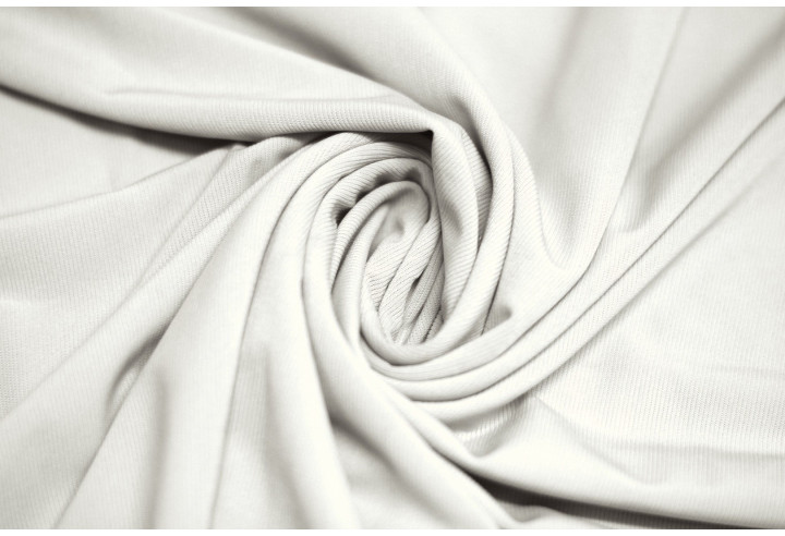 Tissu Lycra Brillant Blanc - Élastique, Pour Maillots De Bain, Tenues De Danse - 85% Polyamide 15% élasthanne - Vendu Par 50 Cm De Long