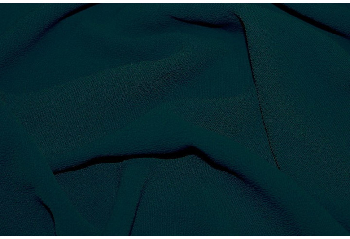 Tissu Crêpe Marocain Vert sapin -Au Mètre