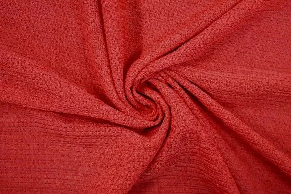 Tissu Maille Pull Antenna Rouge -Coupon de 3 mètres