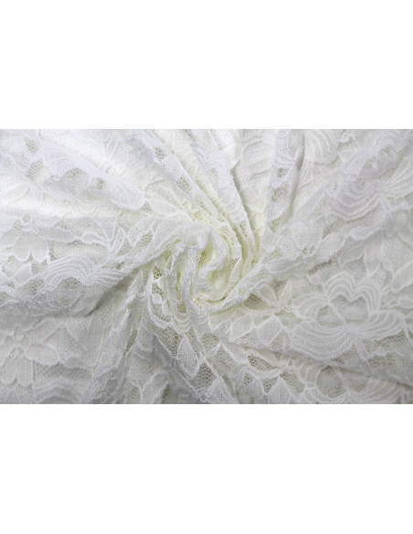 Tissu Dentelle Kym Blanc cassé -Au Mètre