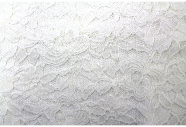 Tissu Dentelle Kym Blanc cassé -Au Mètre