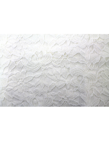 Tissu Dentelle Kym Blanc cassé -Au Mètre