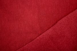 Tissu Molleton Terry Rouge -Au Mètre