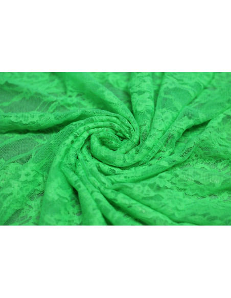 Tissu Dentelle Anis fluo -Au Metre
